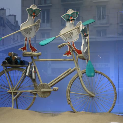 Sylvie ROSOVSKY : Rameurs à vélo