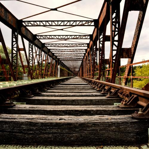 Jean-Marie PERDRIAL : Viaduc de port-Aubry (Cosne Sur Loire)