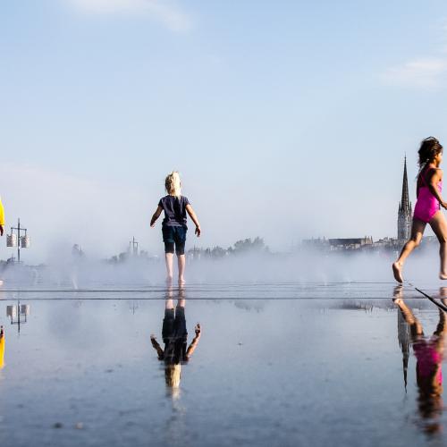 Michel BALOCHE : Miroir d’eau (place de la Bourse - Bordeaux)
