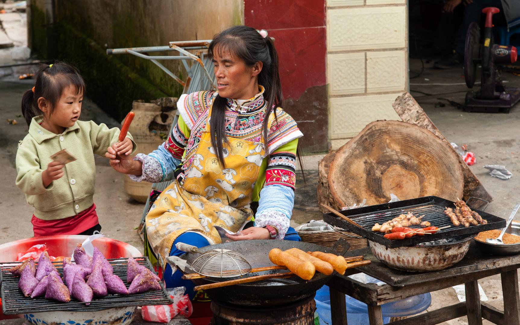 Dominique Potevin : Marché du Yunnan (Chine)