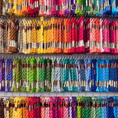 François PITTIONI - Mercerie arc-en-ciel